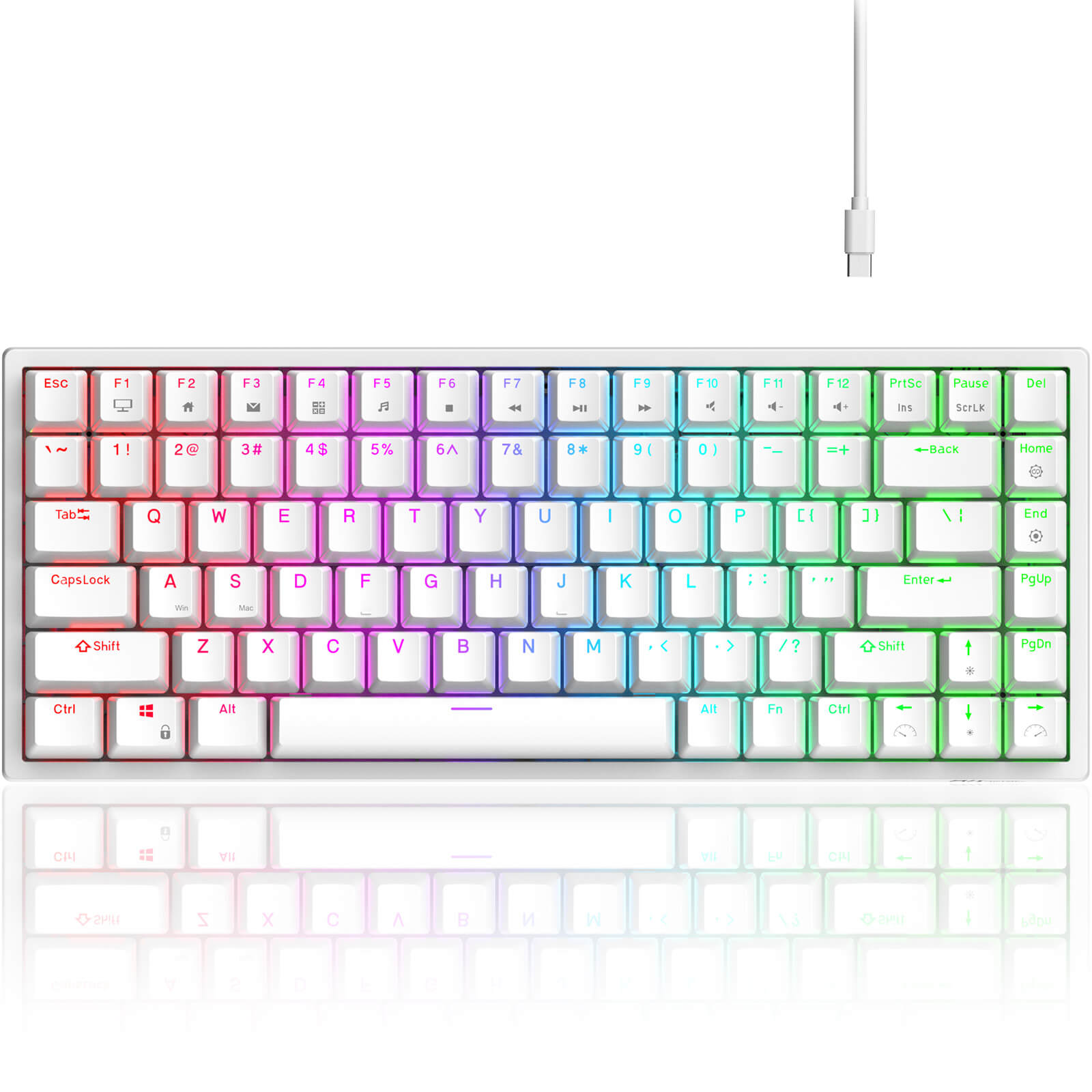 compact gaming 一分钟赛车官方开奖查询结果 Keyboard RK 168一分钟极速赛车官网 ROYAL 极速赛车168开奖官网开奖 KLUDGE RK84 Wired RGB 75% Hot Swappable Mechanical 一分钟赛车官方开奖查询结果 Keyboard, 84 Keys Tenkeyless TKL Gaming 一分钟赛车官方开奖查询结果 Keyboard w/Programmable Software and High-Capacity Battery, RK 168一分钟极速赛车官网 Red Switch